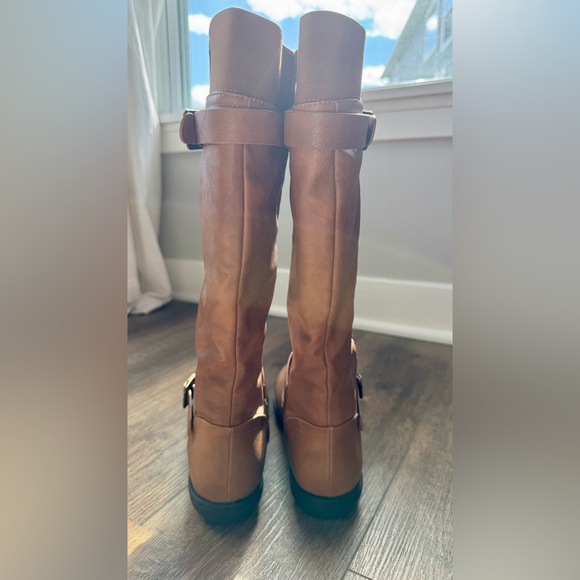 DREAM PAIRS Women's Faux Fur-Lined Knee High Winter Tall Boots - Picture 5 of 7